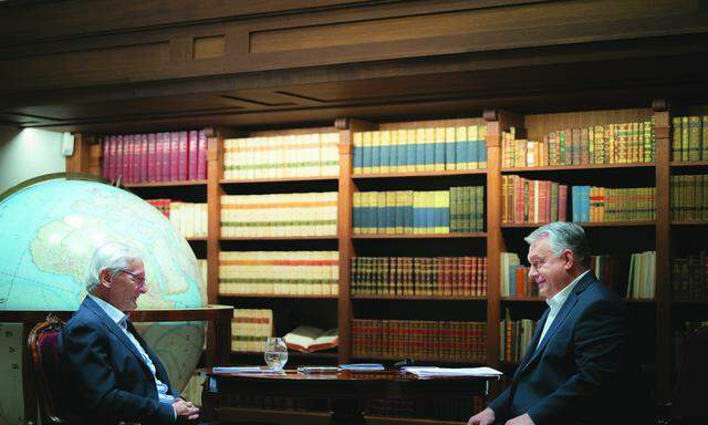 Austria's former Federal Chancellor Wolfgang Schüssel met with Hungary's Prime Minister Viktor Orban.